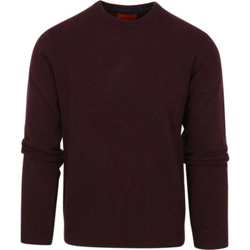 Sweat-shirt Pull Laine Col Rond Bordeaux - Suitable - Modalova