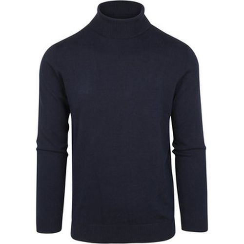 Sweat-shirt Pull Cox Col Roulé Marine - Suitable - Modalova