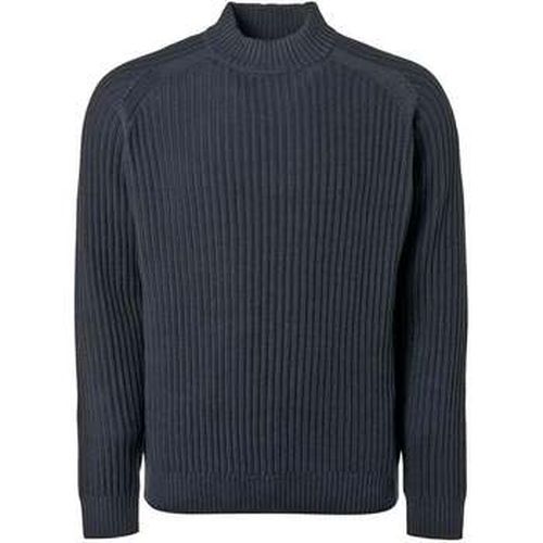 Sweat-shirt Pull Col Montant Knitted Marine - No Excess - Modalova