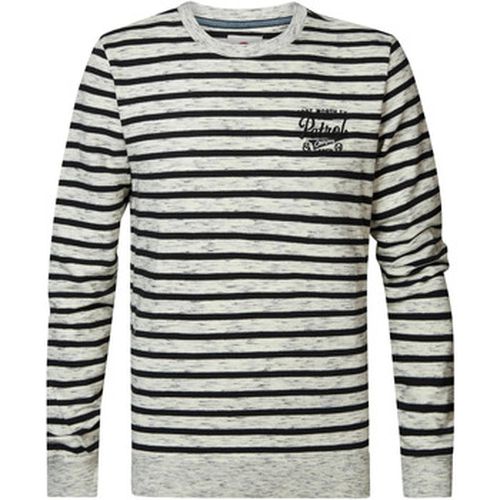 Sweat-shirt Sweater à Rayures Off-White Melange - Petrol Industries - Modalova