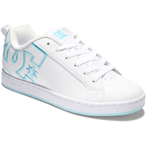 Baskets Court graffik 300678 WHITE/WHITE/BLUE (XWWB) - DC Shoes - Modalova