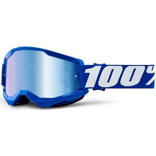 Accessoire sport 100% Masque VTT Strata 2 - Blue/Mirror B - 100 % Feminin - Modalova
