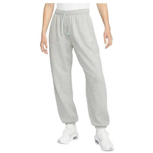 Jogging JOGGING W NSW CLUB FLC MR PANT OS - DK GREY HEATHER/WHITE - M - Nike - Modalova