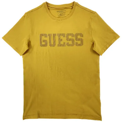 T-shirt - T-shirt col rond - jaune orangé - Guess - Modalova