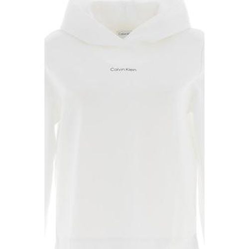 Sweat-shirt Micro logo ess hoodie wht - Calvin Klein Jeans - Modalova