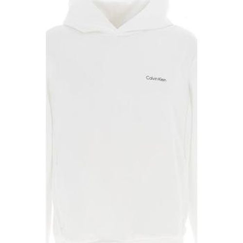 Sweat-shirt Micro logo repreve hoodie white - Calvin Klein Jeans - Modalova