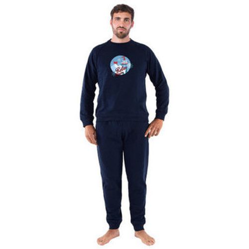 Pyjamas / Chemises de nuit Pyjama long en pur coton et molleton RETRO WINTER - Achile - Modalova