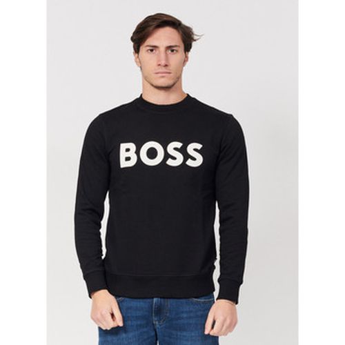 Sweat-shirt Sweat-shirt en coton avec logo imprimé floqué - BOSS - Modalova