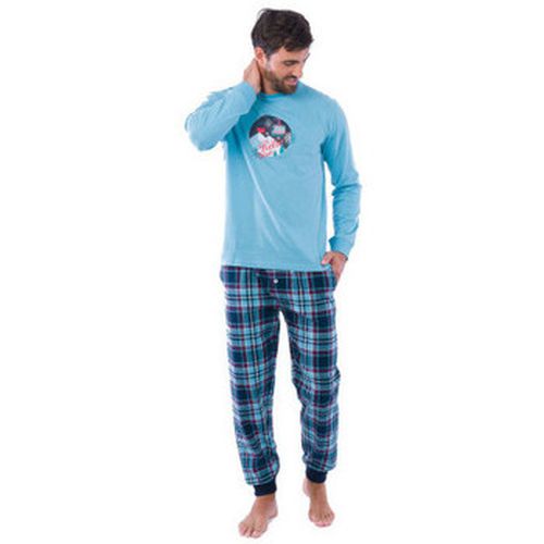 Pyjamas / Chemises de nuit Pyjama long en pur coton et bas en flanelle RETRO WINTER - Achile - Modalova
