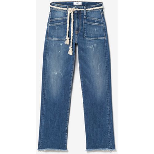 Jeans Pricilia taille haute 7/8ème jeans destroy - Le Temps des Cerises - Modalova