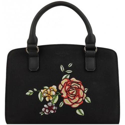 Sac à main Sac à main rigide - Noir motif fleur - Hexagona - Modalova