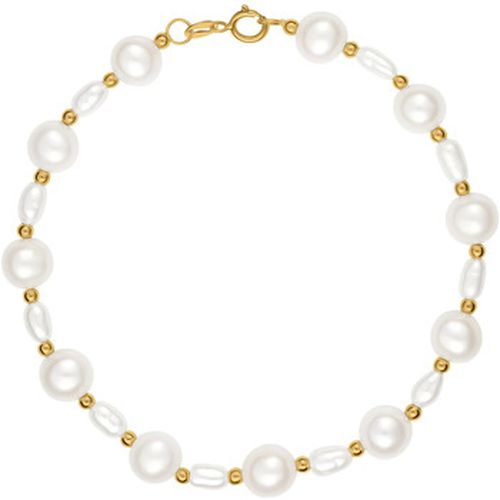 Bracelets Bracelet en or 375/1000 et perle de culture - Cleor - Modalova