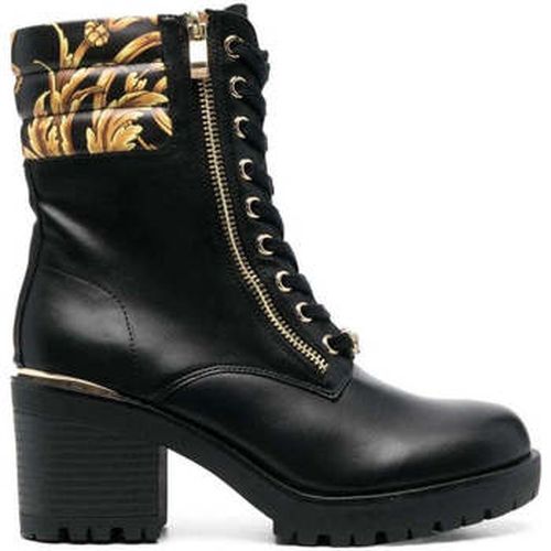 Bottines black gold casual closed booties - Versace Jeans Couture - Modalova