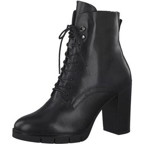 Bottines Booties Middle Heels Black Leather - Tamaris - Modalova