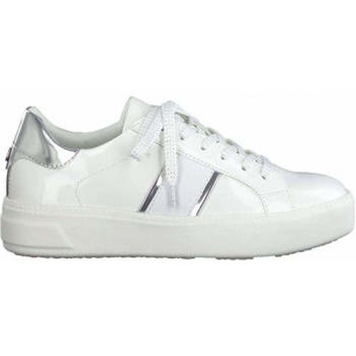 Baskets basses Wht Pat Silver Casual Trainers - Tamaris - Modalova