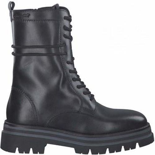 Bottines Black Casual Leather Booties - Tamaris - Modalova