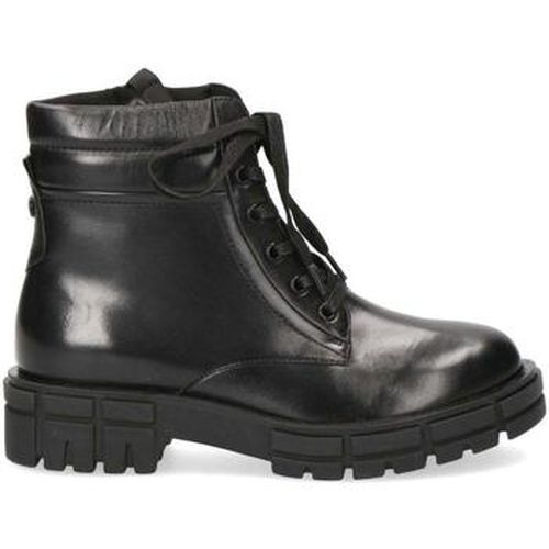 Bottines Black Casual Leather Booties - Caprice - Modalova
