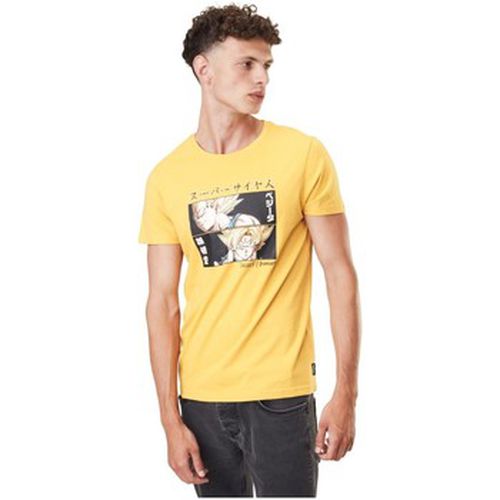 T-shirt Tee shirt col rond Dragon Ball Z Super Saiyan - Capslab - Modalova