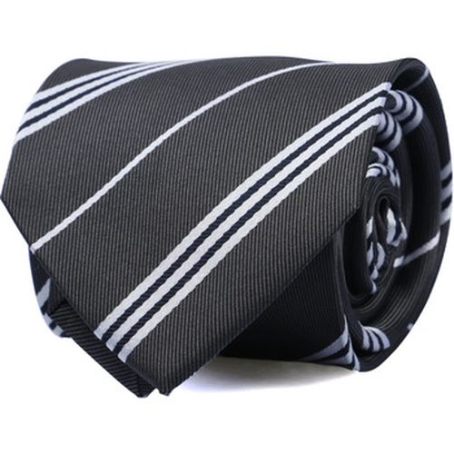 Cravates et accessoires Cravate Soie Anthracite Rayé - Suitable - Modalova