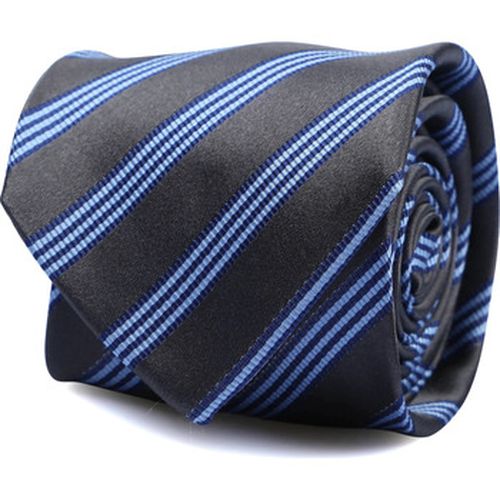 Cravates et accessoires Cravate Soie Anthracite Rayures - Suitable - Modalova