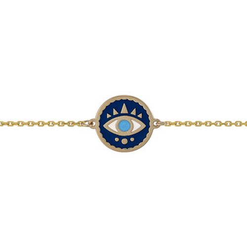 Bracelets Bracelet oeil émail bleu - Brillaxis - Modalova