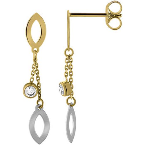 Boucles oreilles Boucles d'oreilles pendantes deux ors oxydes - Brillaxis - Modalova