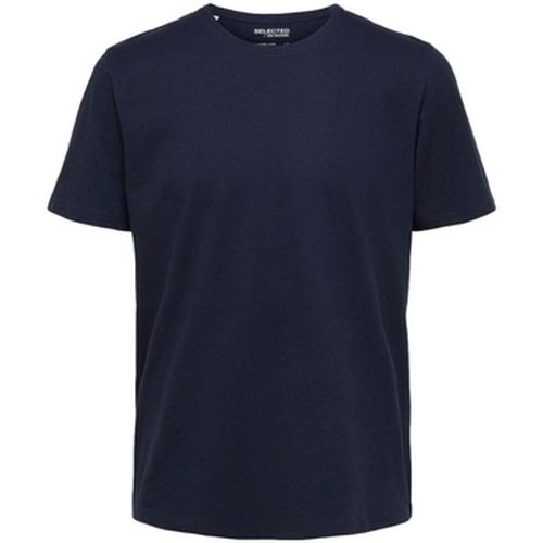 T-shirt Noos Pan Linen T-Shirt - Navy Blazer - Selected - Modalova