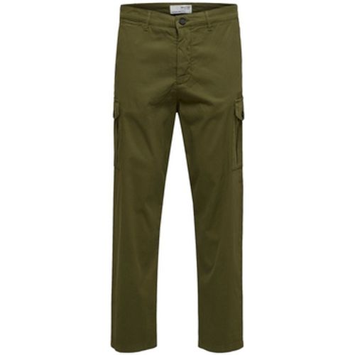 Pantalon Noos Slim Tapered Wick Cargo Pants - Winter Moss - Selected - Modalova