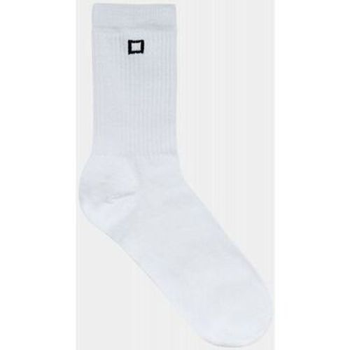 Chaussettes S381-SK-MO-WB SOCKS MONO-WHITE/BLACK - Date - Modalova