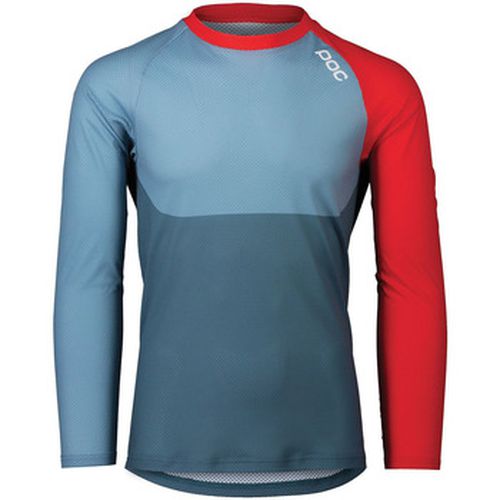 T-shirt 52844-8282 MTB PURE LS JERSEY CALCITE BLUE/PROSMANE RED - Poc - Modalova