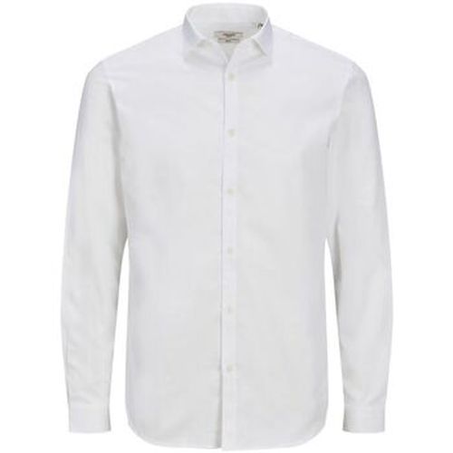 Chemise 12201905 CARDIFF-WHITE SLIM FIT - Jack & Jones - Modalova