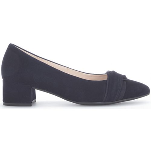 Chaussures escarpins Escarpins en suède à talon bloc recouvert - Gabor - Modalova