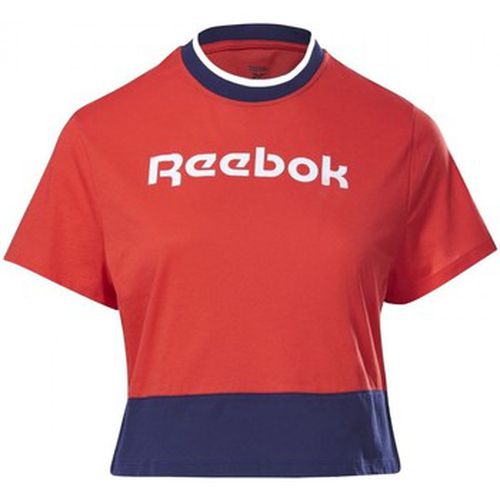 T-shirt Te Linear Logo Crop Tee - Reebok Sport - Modalova