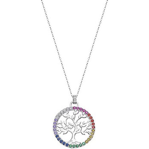 Collier Collier argent arbre de vie multicolore - Lotus - Modalova