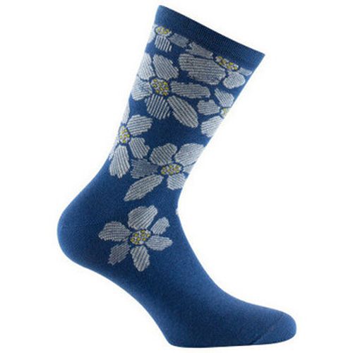 Chaussettes Mi-chaussettes en coton motif floral MADE IN FRANCE - Kindy - Modalova