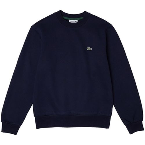 Sweat-shirt Organic Brushed Cotton Sweatshirt - Marine - Lacoste - Modalova