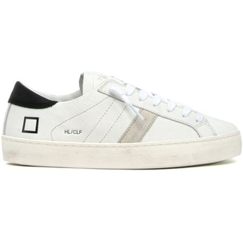 Baskets D.A.T.E. HL-CA-WB HILL LOW CALF WHITE-BLACK - Date - Modalova