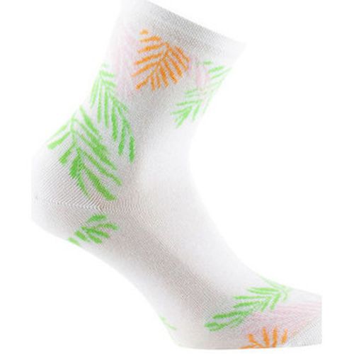 Chaussettes Socquettes en coton motifs feuillage MADE IN FRANCE - Kindy - Modalova