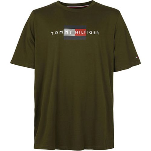 T-shirt T-shirt Logo Lines Big and Tall Foncé - Tommy Hilfiger - Modalova