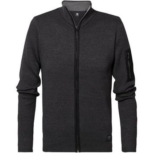 Sweat-shirt Cardigan Tricoté Anthracite - Petrol Industries - Modalova