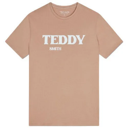 T-shirt TEE SHIRT FINN MC - DESERT PINK - L - Teddy Smith - Modalova