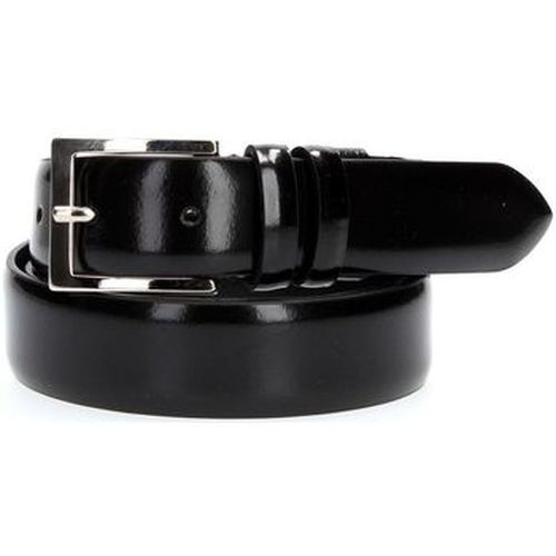 Ceinture 0001 SPAZZOLATO-BLACK - Fabrizio Mancini - Modalova