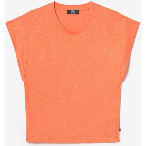 T-shirt Top overs orange corail - Le Temps des Cerises - Modalova