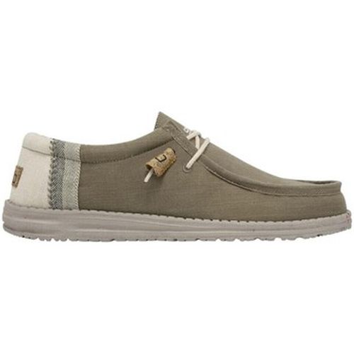 Derbies BLUCHER WALLY LINEN NATURAL KAKI - HEY DUDE - Modalova