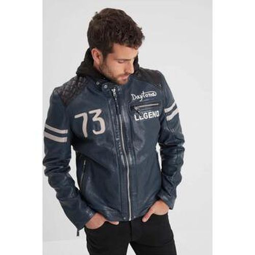 Veste GLADSTONE+HOOD LAMB VITA SHORT BLUE - Daytona - Modalova