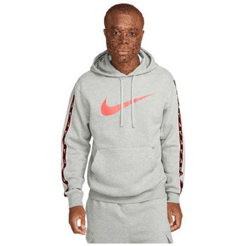 Sweat-shirt SWEATSHIRT REPEAT - DK GREY HEATHER/LT CRIMSON - L - Nike - Modalova