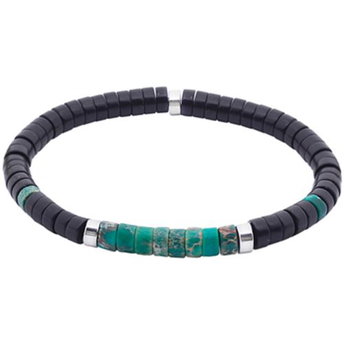 Bracelets Bracelet Perles Heishi Agate Noire -Large-20cm - Sixtystones - Modalova