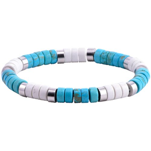 Bracelets Bracelet Perles Heishi Turquoise Bleu -Large-20cm - Sixtystones - Modalova