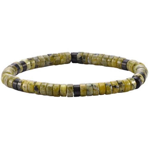 Bracelets Bracelet Perles Heishi Jaspe Noir -Large-20cm - Sixtystones - Modalova