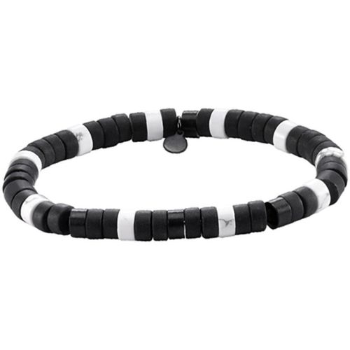 Bracelets Bracelet Perles Heishi Agate Noire Mate -Large-20cm - Sixtystones - Modalova
